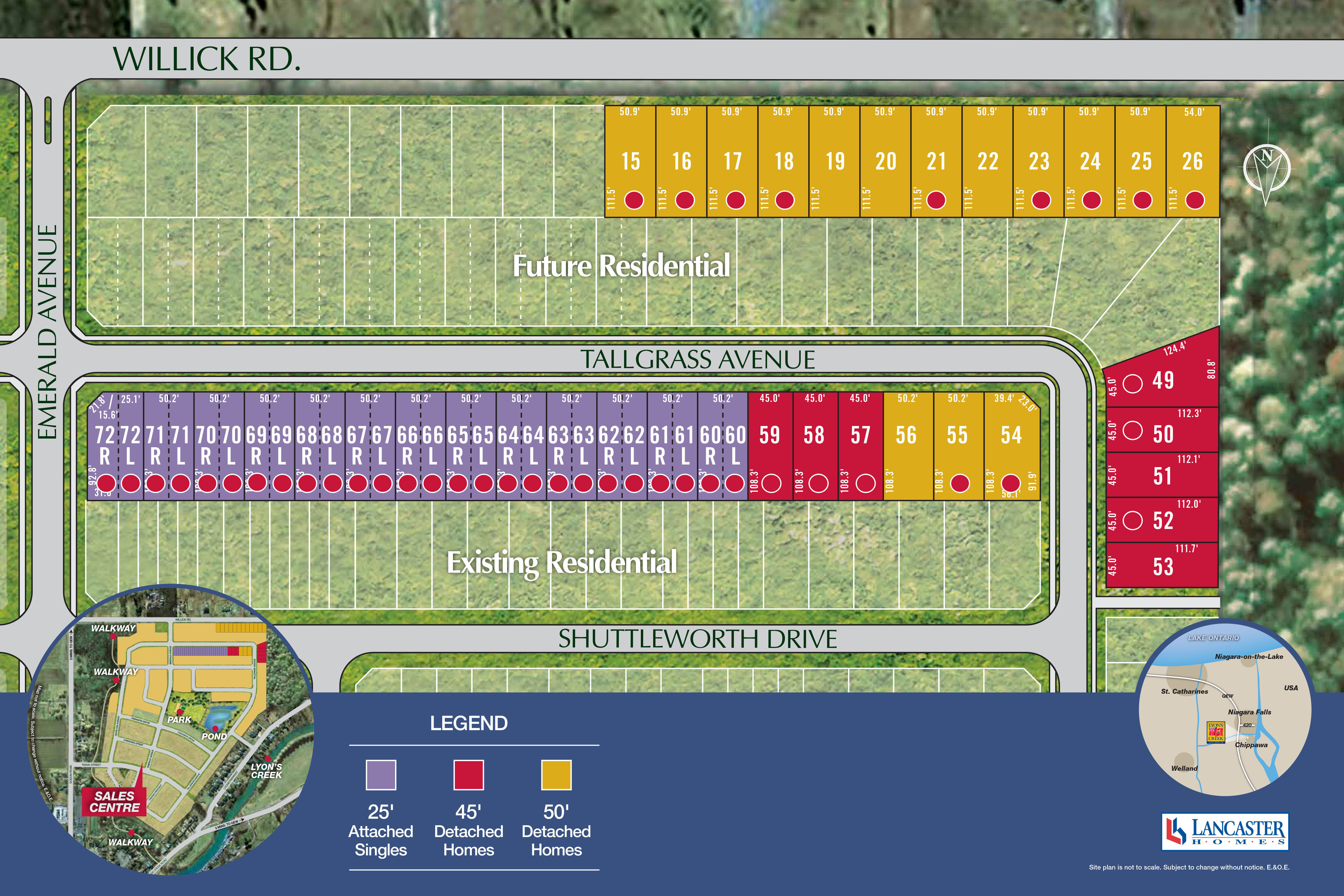 Niagara New Home Community Guide Lyon's Creek New Homes in Niagara